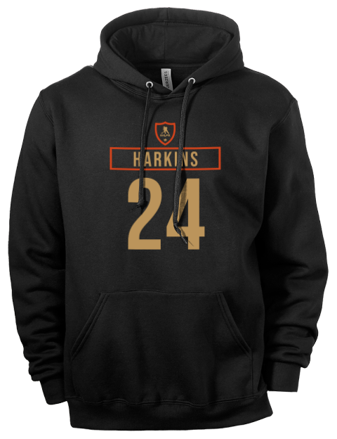 Away Jersey Jansen Harkins Eco Premium Unisex Hooded Sweatshirt | Swagsta