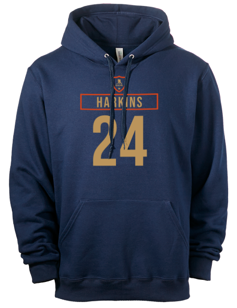 Away Jersey Jansen Harkins Eco Premium Unisex Hooded Sweatshirt | Swagsta