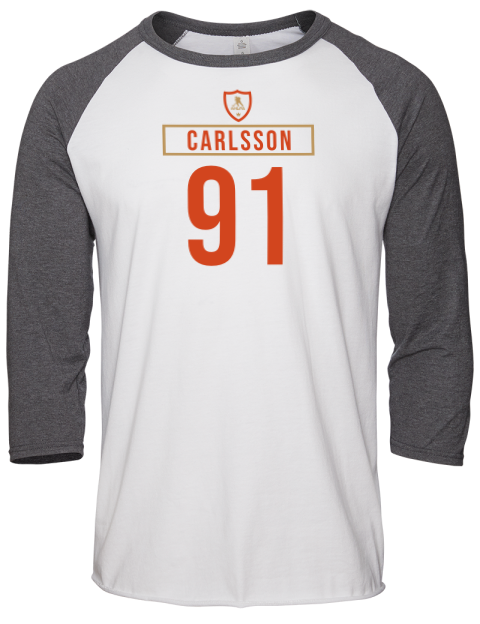 Home Jersey Leo Carlsson Unisex Premium Three-Quarter Raglan T-Shirt | Swagsta