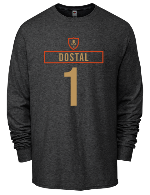Away Jersey Lukas Dostal Men's Long-Sleeve T-Shirt | Swagsta