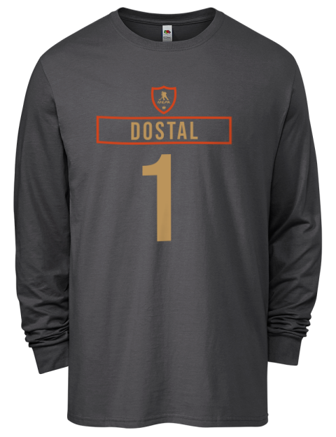 Away Jersey Lukas Dostal Men's Long-Sleeve T-Shirt | Swagsta