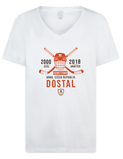 Classic Heritage Lukas Dostal Premium Ladies V-Neck T-Shirt | Swagsta