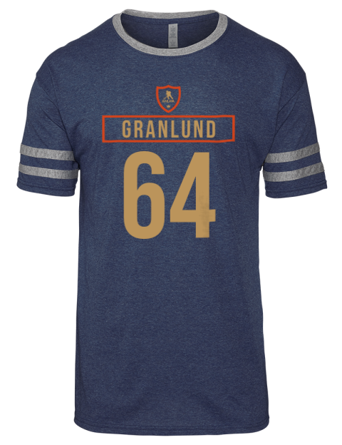 Away Jersey Mikael Granlund Men's Tri-Blend T-Shirt | Swagsta