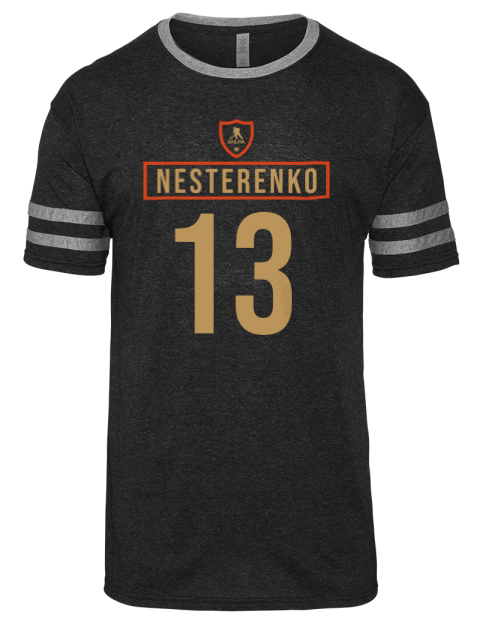 Away Jersey Nikita Nesterenko Men's Tri-Blend T-Shirt | Swagsta