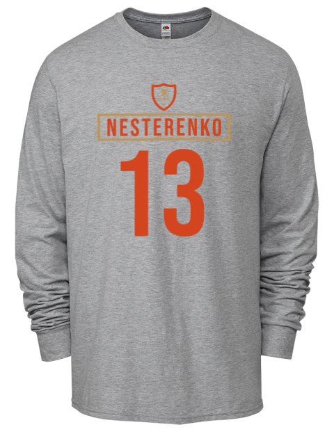 Home Jersey Nikita Nesterenko Men's Long-Sleeve T-Shirt | Swagsta