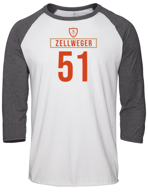 Home Jersey Olen Zellweger Unisex Premium Three-Quarter Raglan T-Shirt | Swagsta