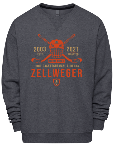Heritage Olen Zellweger Premium Unisex Crewneck Sweatshirt | Swagsta