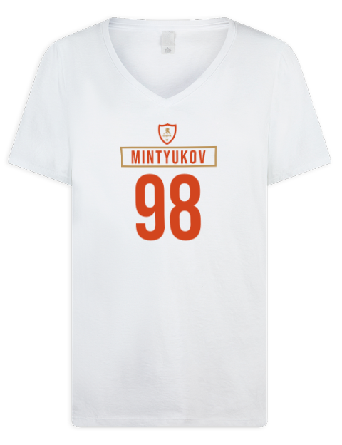 Home Jersey Pavel Mintyukov Premium Ladies V-Neck T-Shirt | Swagsta