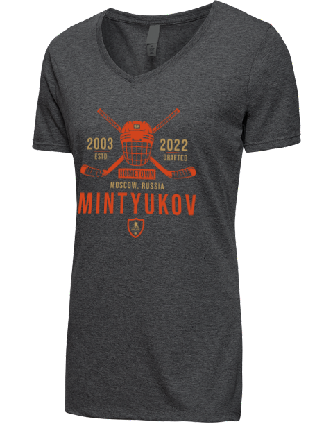 Heritage Pavel Mintyukov Premium Ladies V-Neck T-Shirt | Swagsta