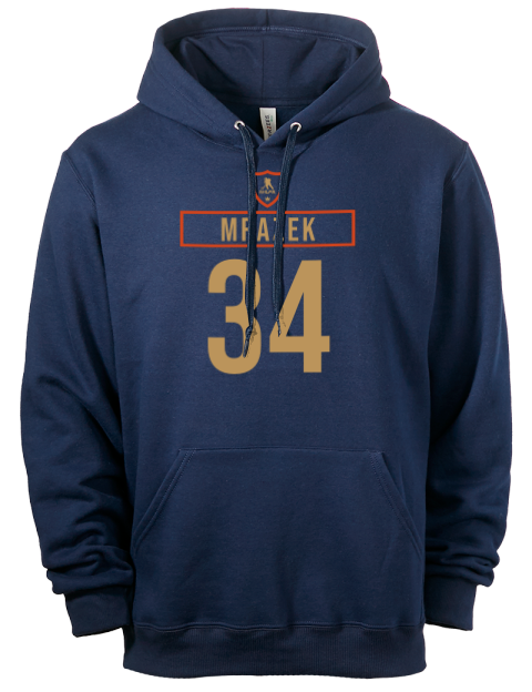 Away Jersey Petr Mrazek Eco Premium Unisex Hooded Sweatshirt | Swagsta