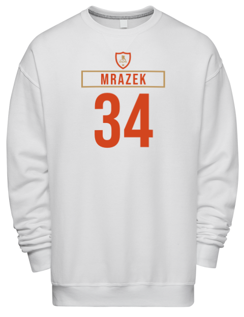 Home Jersey Petr Mrazek Premium Unisex Crewneck Sweatshirt | Swagsta