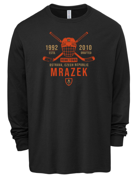 Heritage Petr Mrazek Men's Premium Blend Long Sleeve-T-Shirt | Swagsta