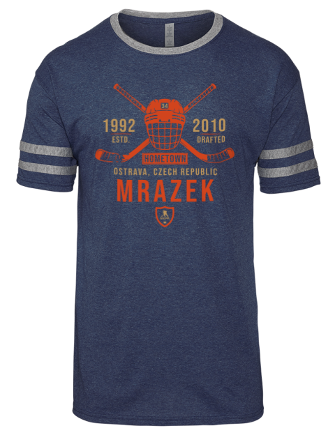 Heritage Petr Mrazek Men's Tri-Blend T-Shirt | Swagsta