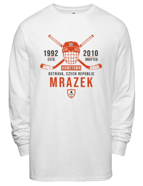 Classic Heritage Petr Mrazek Men's Long-Sleeve T-Shirt | Swagsta