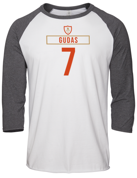 Home Jersey Radko Gudas Unisex Premium Three-Quarter Raglan T-Shirt | Swagsta