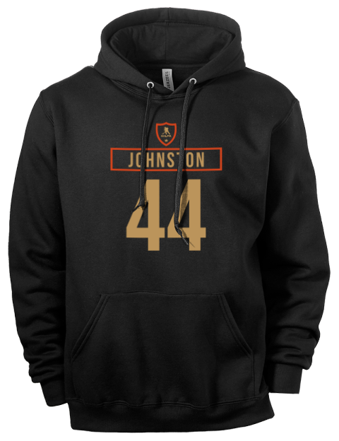 Away Jersey Ross Johnston Eco Premium Unisex Hooded Sweatshirt | Swagsta