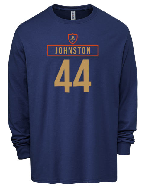 Away Jersey Ross Johnston Men's Premium Blend Long Sleeve-T-Shirt | Swagsta