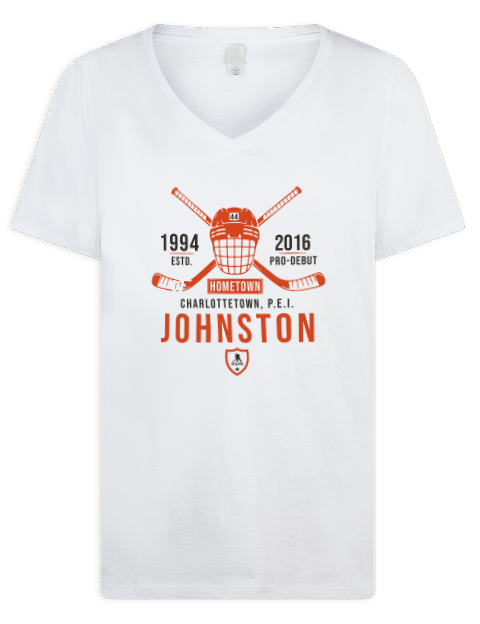 Classic Heritage Ross Johnston Premium Ladies V-Neck T-Shirt | Swagsta