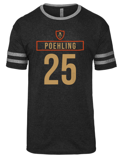 Away Jersey Ryan Poehling Men's Tri-Blend T-Shirt | Swagsta