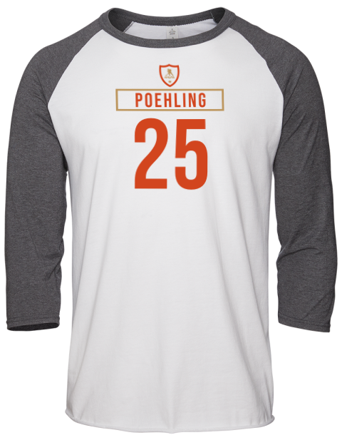 Home Jersey Ryan Poehling Unisex Premium Three-Quarter Raglan T-Shirt | Swagsta