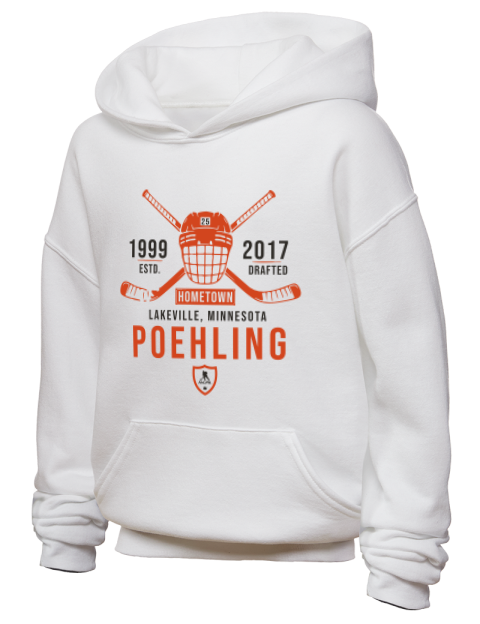 Classic Heritage Ryan Poehling Youth Hooded Sweatshirt | Swagsta