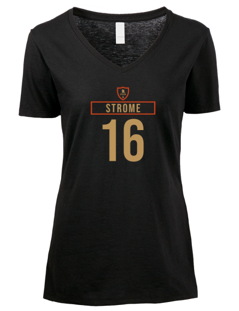 Away Jersey Ryan Strome Premium Ladies V-Neck T-Shirt | Swagsta