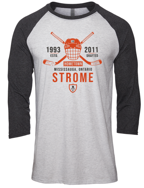 Classic Heritage Ryan Strome Unisex Premium Three-Quarter Raglan T-Shirt | Swagsta