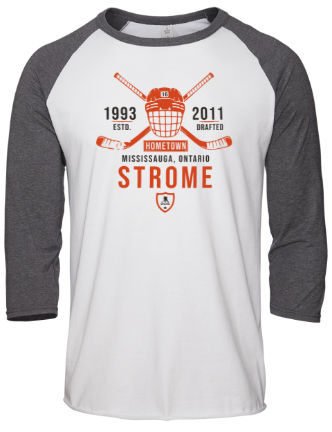 Classic Heritage Ryan Strome Unisex Premium Three-Quarter Raglan T-Shirt | Swagsta