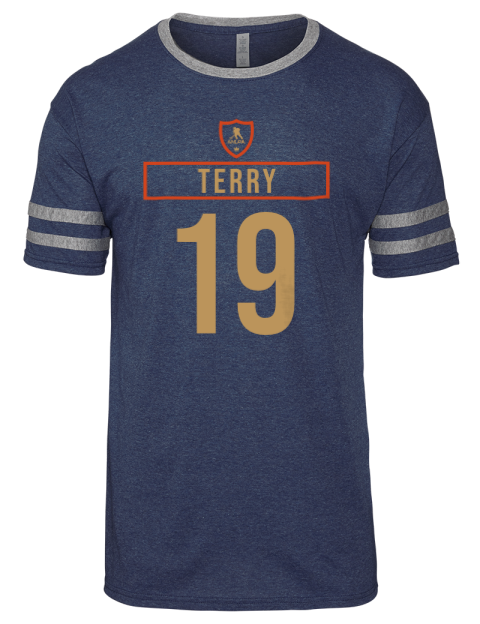 Away Jersey Troy Terry Men's Tri-Blend T-Shirt | Swagsta