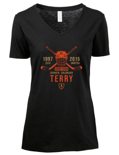 Heritage Ville Husso Premium Ladies V-Neck T-Shirt | Swagsta