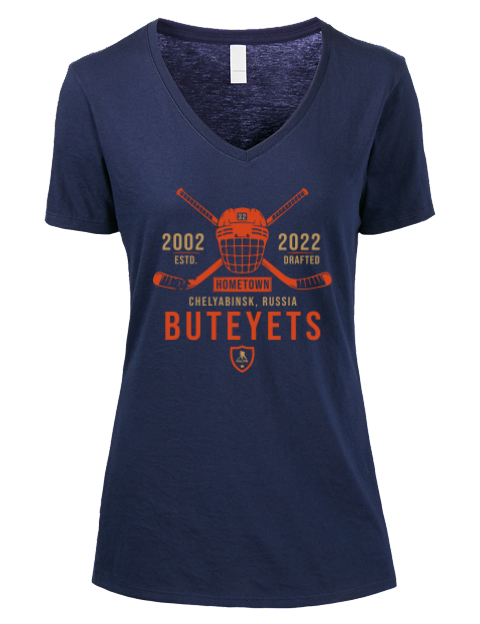 Heritage Vyacheslav Buteyets Premium Ladies V-Neck T-Shirt | Swagsta