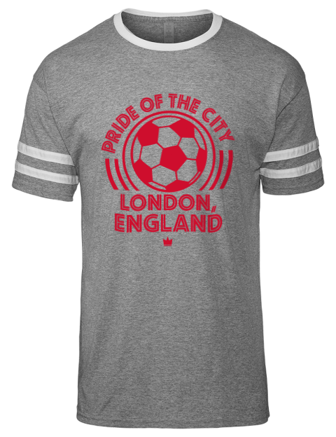 London England Soccer Men's Tri-Blend T-Shirt | Swagsta