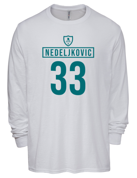 Away Jersey Alex Nedeljkovic Men's Premium Blend Long Sleeve-T-Shirt | Swagsta
