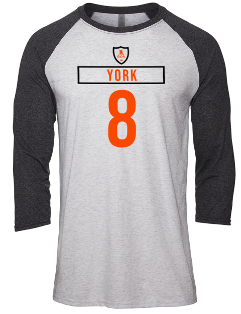 Home Jersey Cameron York Unisex Premium Three-Quarter Raglan T-Shirt | Swagsta