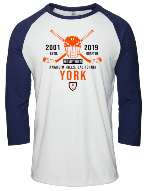 Classic Heritage Cameron York Unisex Premium Three-Quarter Raglan T-Shirt | Swagsta