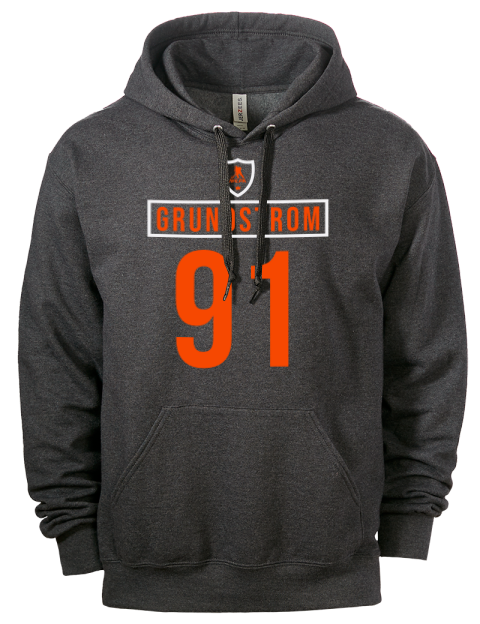 Away Jersey Carl Grundstrom Eco Premium Unisex Hooded Sweatshirt | Swagsta