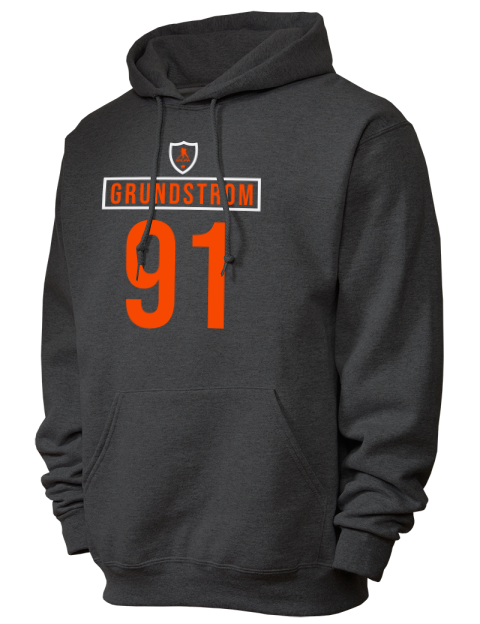 Away Jersey Carl Grundstrom Unisex Hooded Sweatshirt | Swagsta