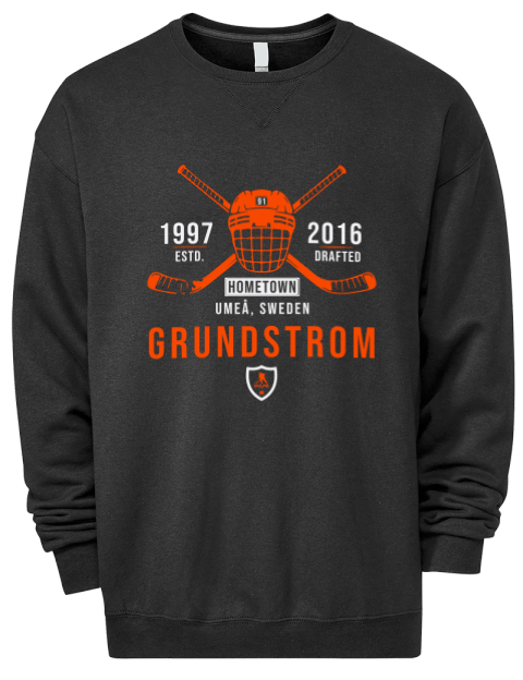 Heritage Carl Grundstrom Premium Unisex Crewneck Sweatshirt | Swagsta