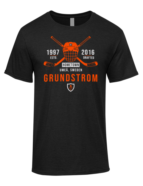 Heritage Carl Grundstrom Premium Ring-Spun Cotton Unisex T-Shirt | Swagsta