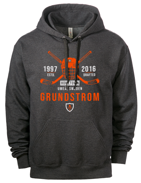 Heritage Carl Grundstrom Eco Premium Unisex Hooded Sweatshirt | Swagsta