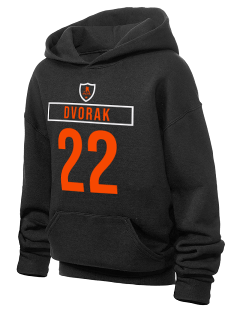 Away Jersey Christian Dvorak Youth Hooded Sweatshirt | Swagsta