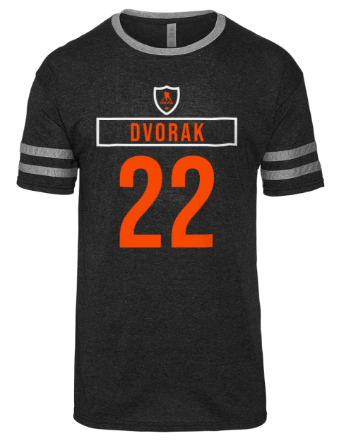 Away Jersey Christian Dvorak Men's Tri-Blend T-Shirt | Swagsta