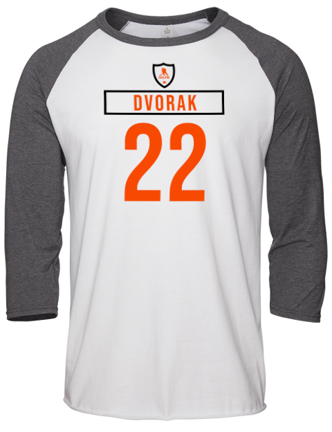 Home Jersey Christian Dvorak Unisex Premium Three-Quarter Raglan T-Shirt | Swagsta