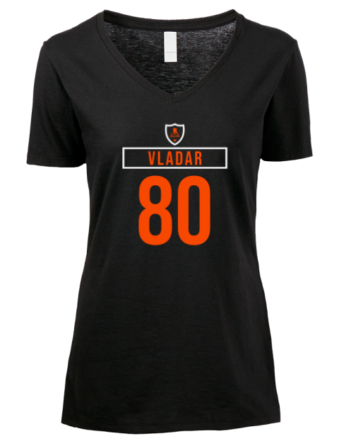 Away Jersey Daniel Vladar Premium Ladies V-Neck T-Shirt | Swagsta