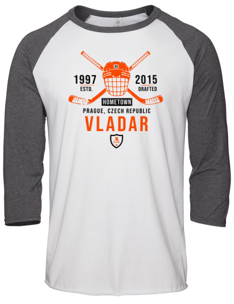 Classic Heritage Daniel Vladar Unisex Premium Three-Quarter Raglan T-Shirt | Swagsta