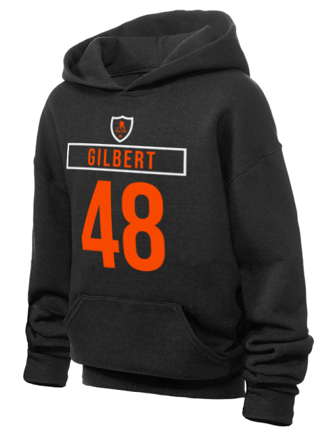 Away Jersey Dennis Gilbert Youth Hooded Sweatshirt | Swagsta