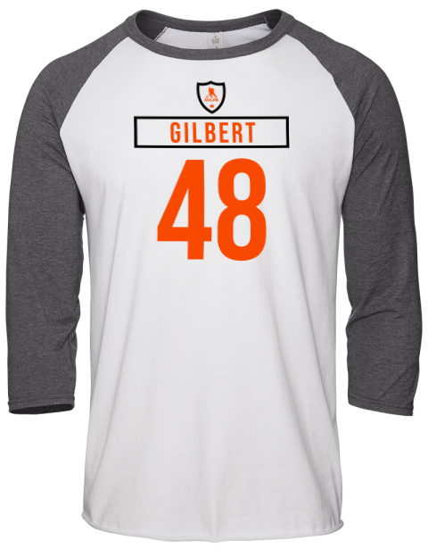Home Jersey Dennis Gilbert Unisex Premium Three-Quarter Raglan T-Shirt | Swagsta