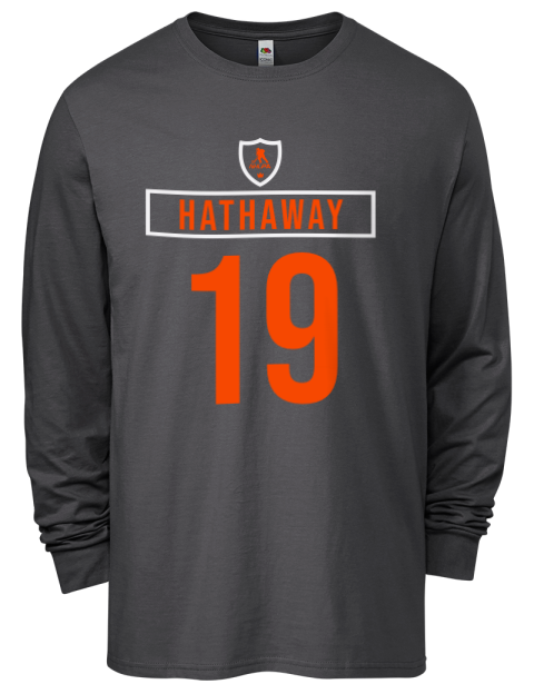 Away Jersey Garnet Hathaway Men's Long-Sleeve T-Shirt | Swagsta
