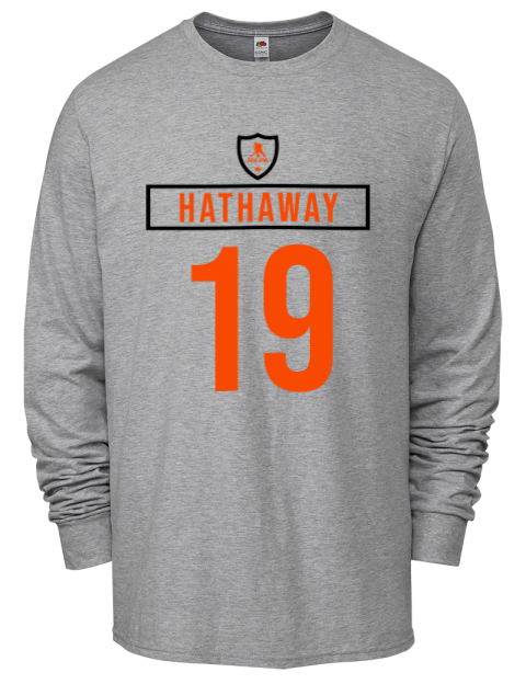 Home Jersey Garnet Hathaway Men's Long-Sleeve T-Shirt | Swagsta