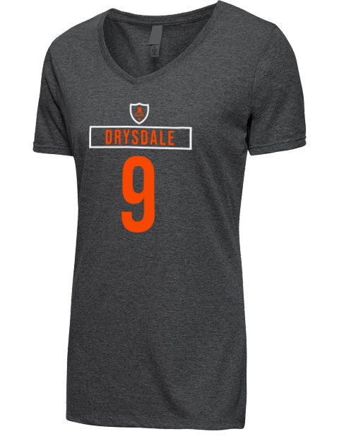 Away Jersey Jamie Drysdale Premium Ladies V-Neck T-Shirt | Swagsta